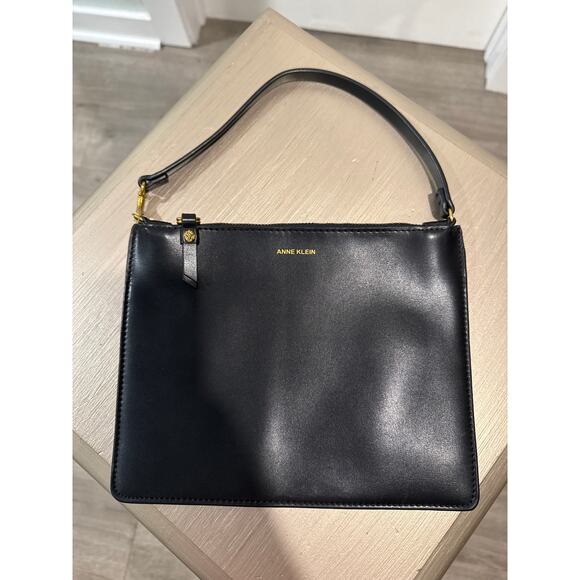 Anne Klein Wristlet Black & Gold - Picture 4 of 11